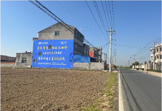 进贤墙体广告用的是什么漆？