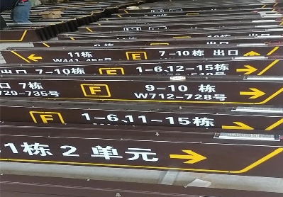 进贤广告标识中，常见的几种安装方式。