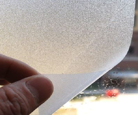 进贤玻璃门外面粘广告用什么材料好？